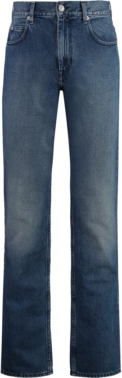 Isabel Marant Joakim 5-pocket straight-leg jeans Blauw