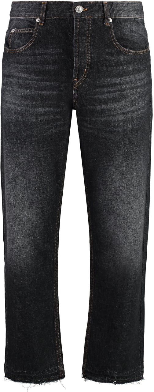Isabel Marant Jelden 5-pocket straight-leg jeans Zwart