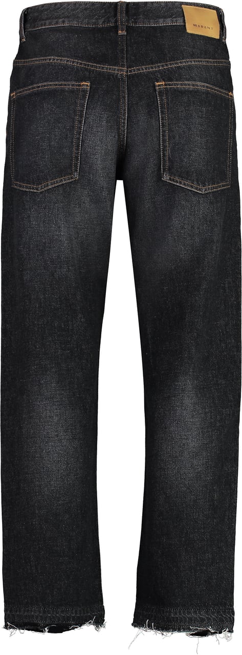 Isabel Marant Jelden 5-pocket straight-leg jeans Zwart