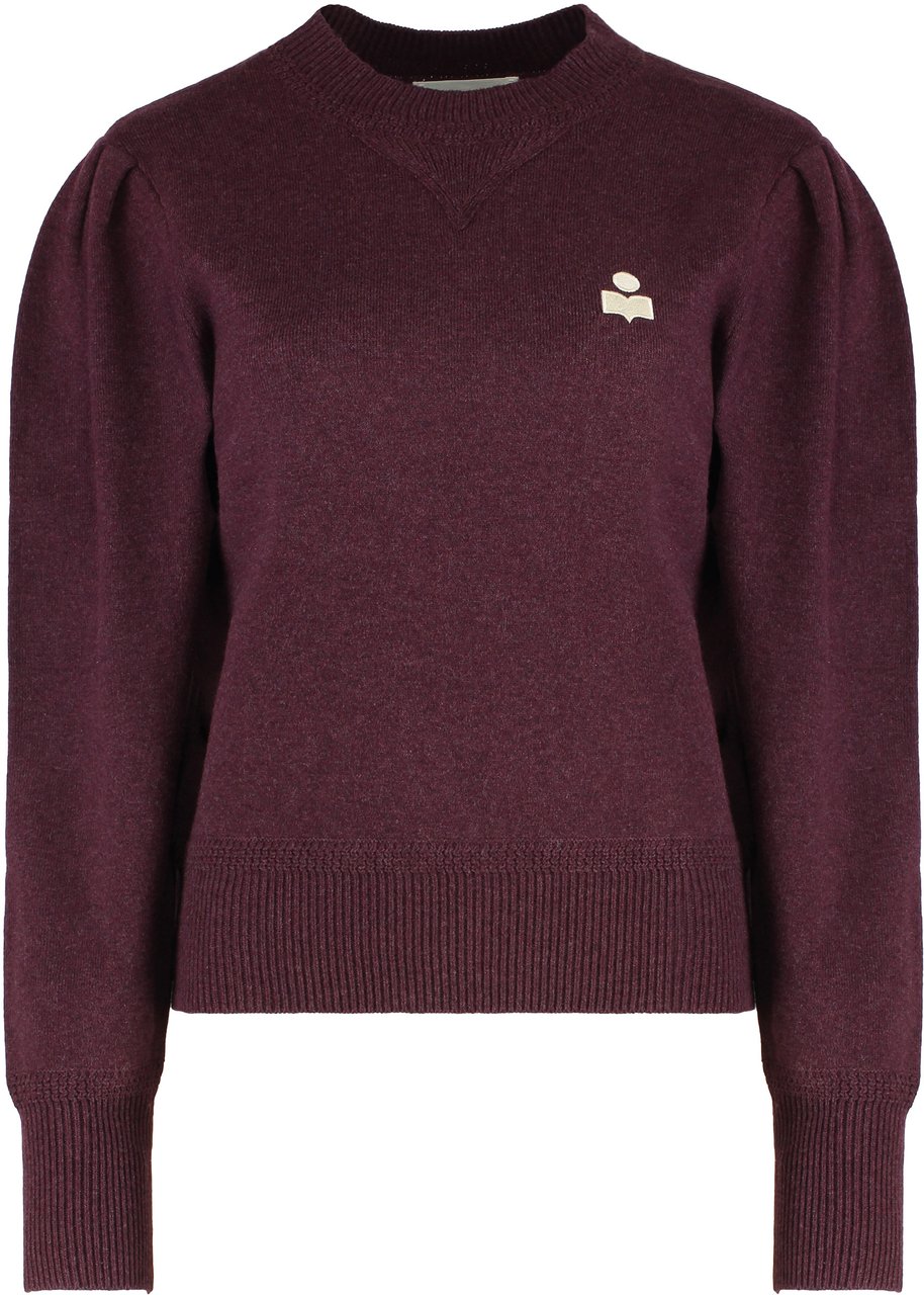 Isabel Marant Kelaya cotton-wool blend sweater Rood
