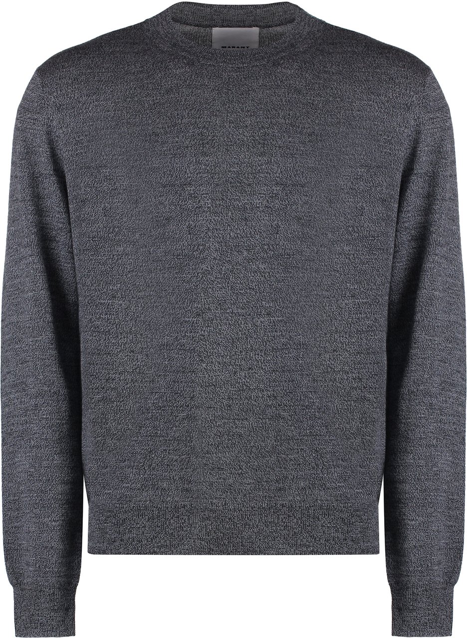 Isabel Marant Basile fine-knit sweater Grijs