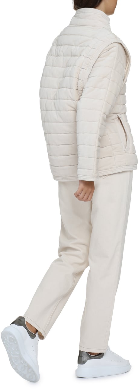 Isabel Marant Areta padded jacket Neutraal