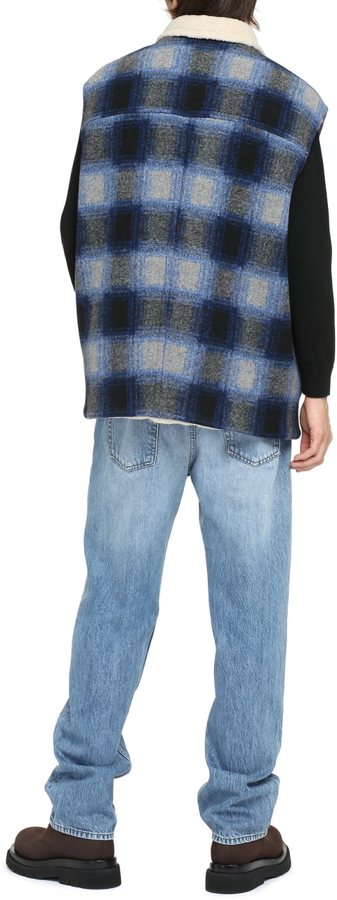 Isabel Marant Kiraneo vest with zipper Navy