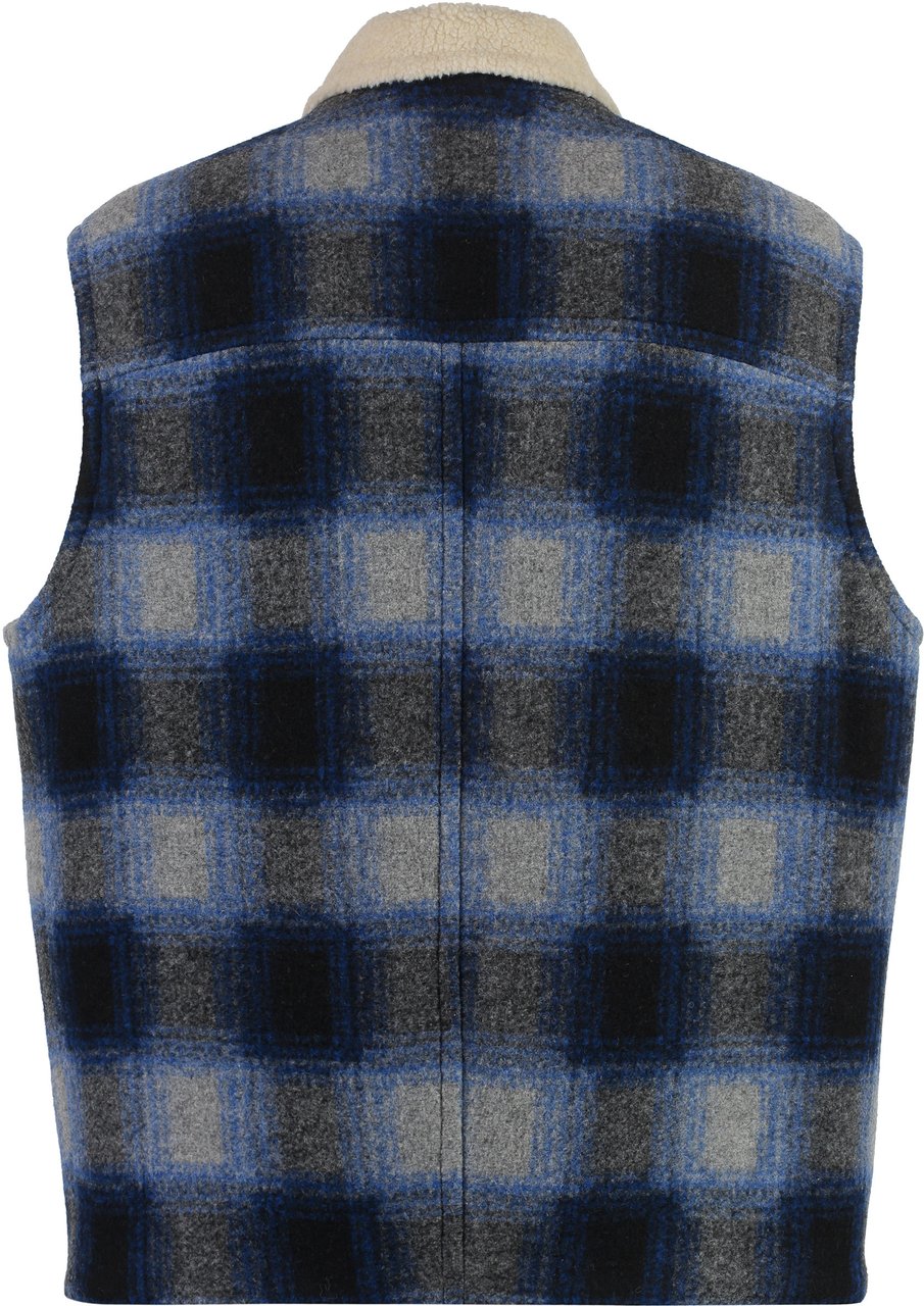 Isabel Marant Kiraneo vest with zipper Navy