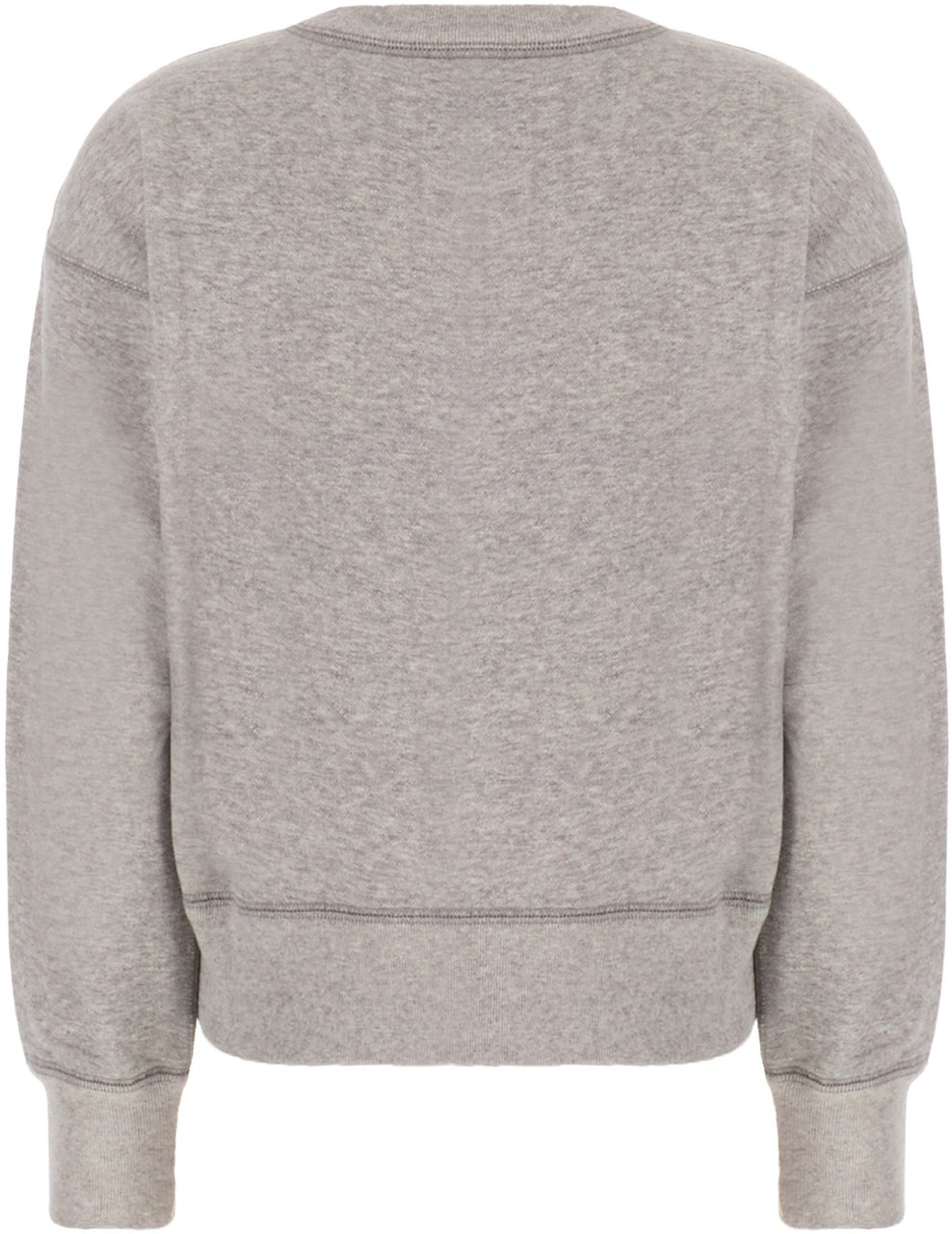 Isabel Marant Isabel Marant Melange grey cotton blend oversize sweatshirt Grijs