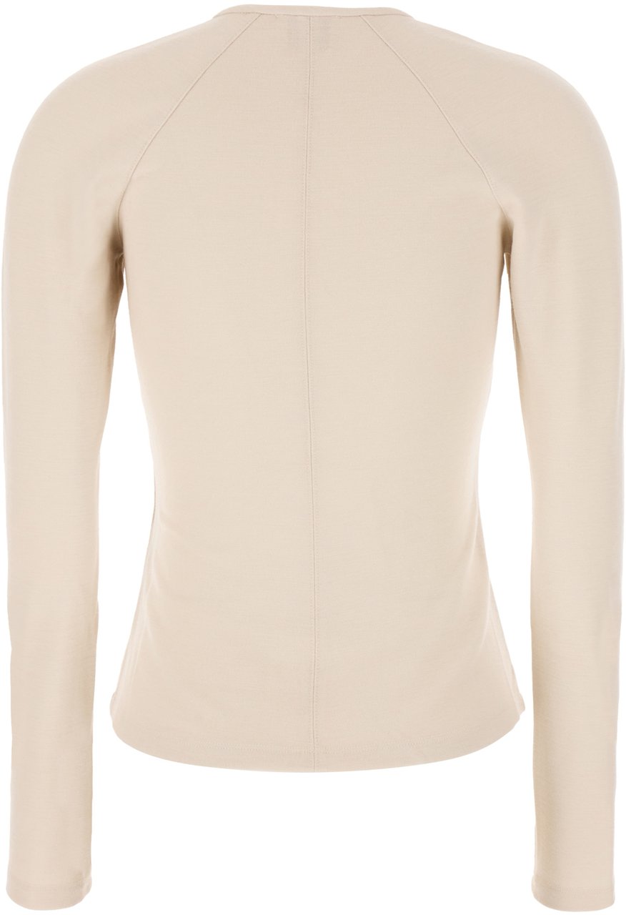 Isabel Marant Isabel Marant Cappuccino viscose blend top Bruin