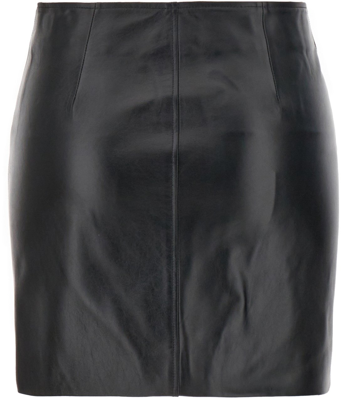 Isabel Marant Isabel Marant Black nappa leather mini skirt Zwart