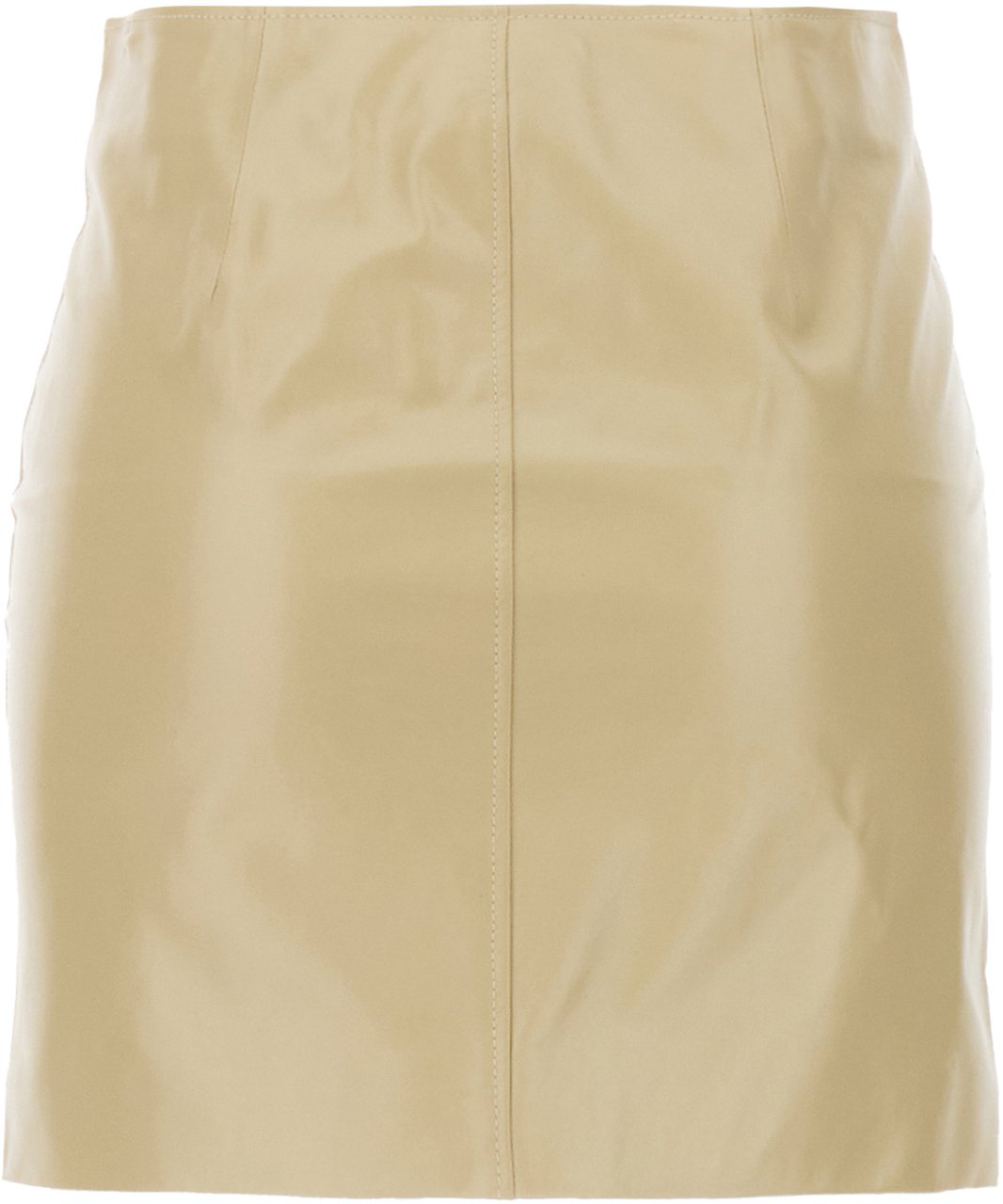 Isabel Marant Isabel Marant Cappuccino nappa leather mini skirt Beige