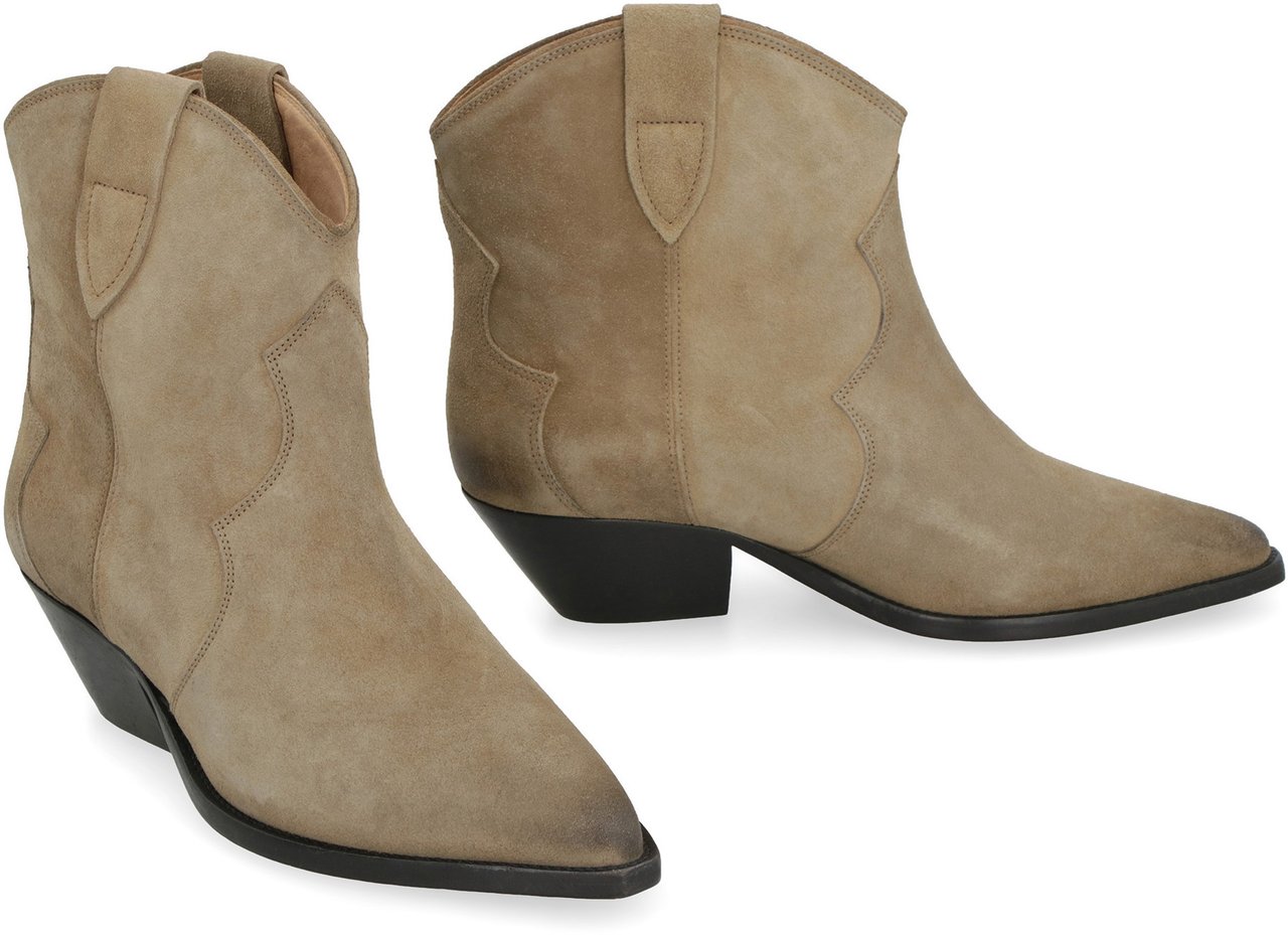 Isabel Marant Dewina suede ankle boots Taupe