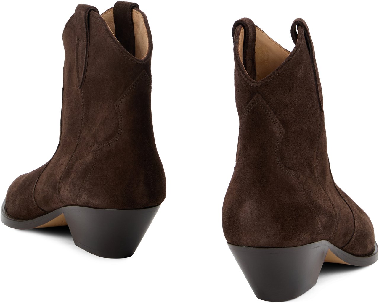 Isabel Marant Ankle boots in suede Bruin