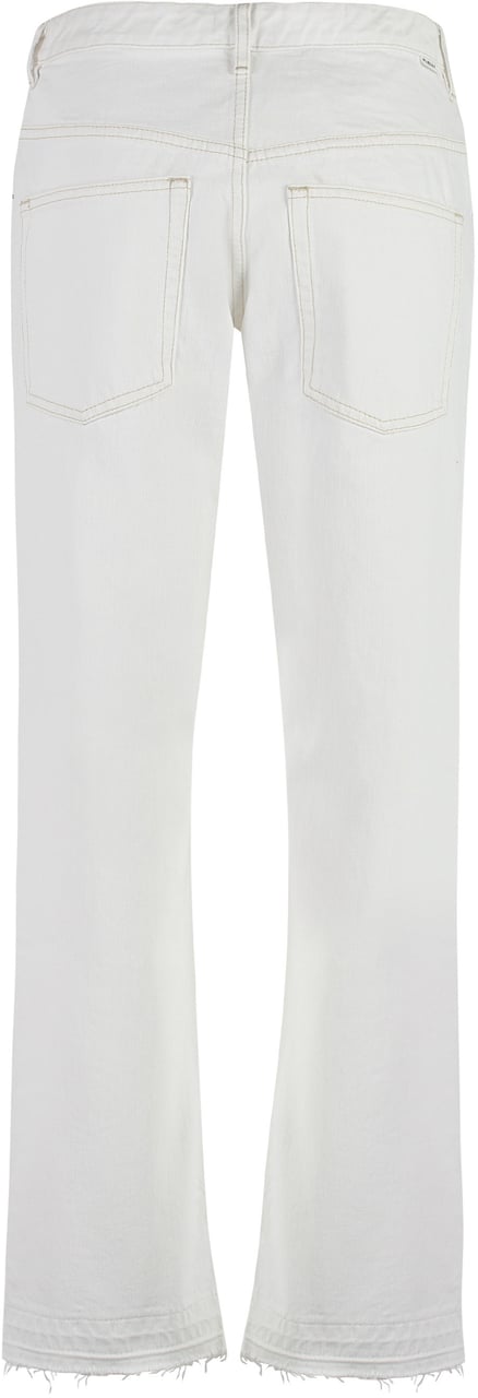 Isabel Marant Belden 5-pocket straight-leg jeans Wit