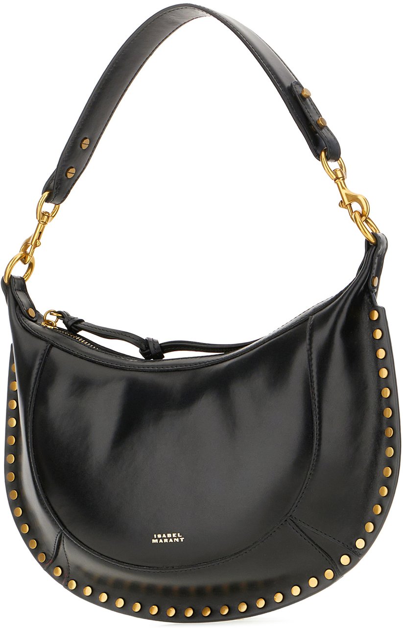 Isabel Marant Isabel Marant Black leather Naoko shoulder bag Zwart