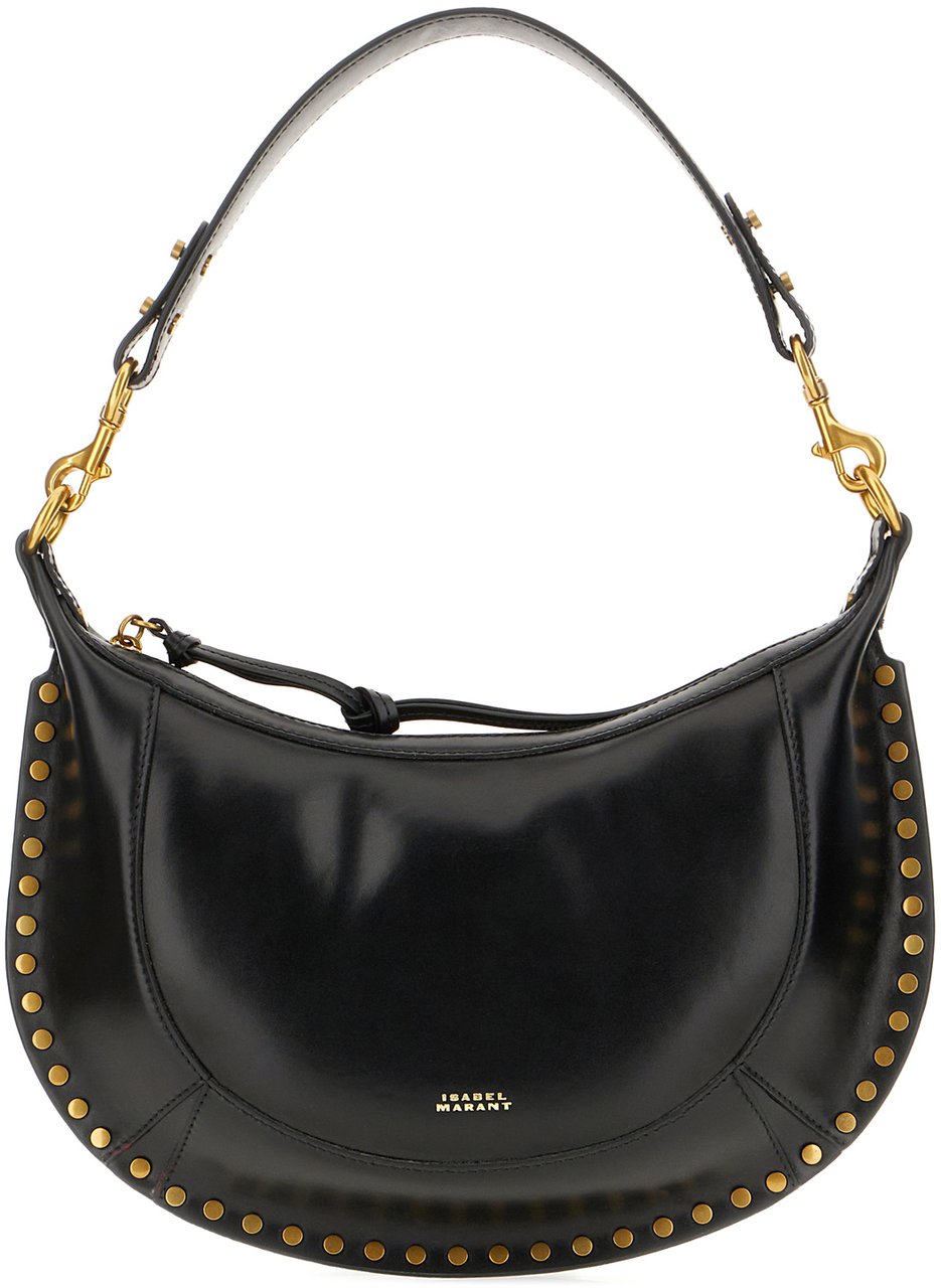Isabel Marant Isabel Marant Black leather Naoko shoulder bag Zwart