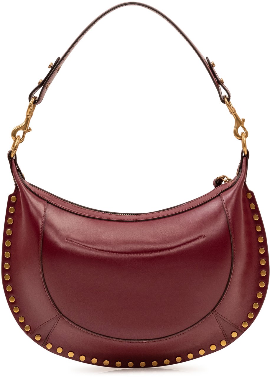 Isabel Marant Naoko Borsa a Spalla con Borchie Maroon