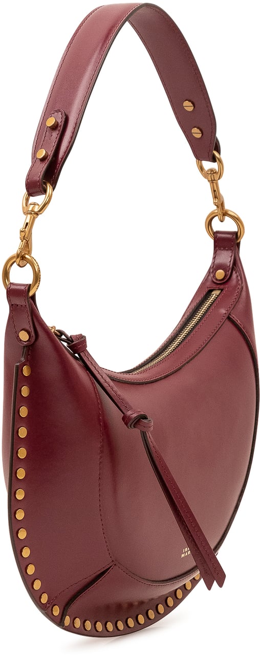 Isabel Marant Naoko Borsa a Spalla con Borchie Maroon