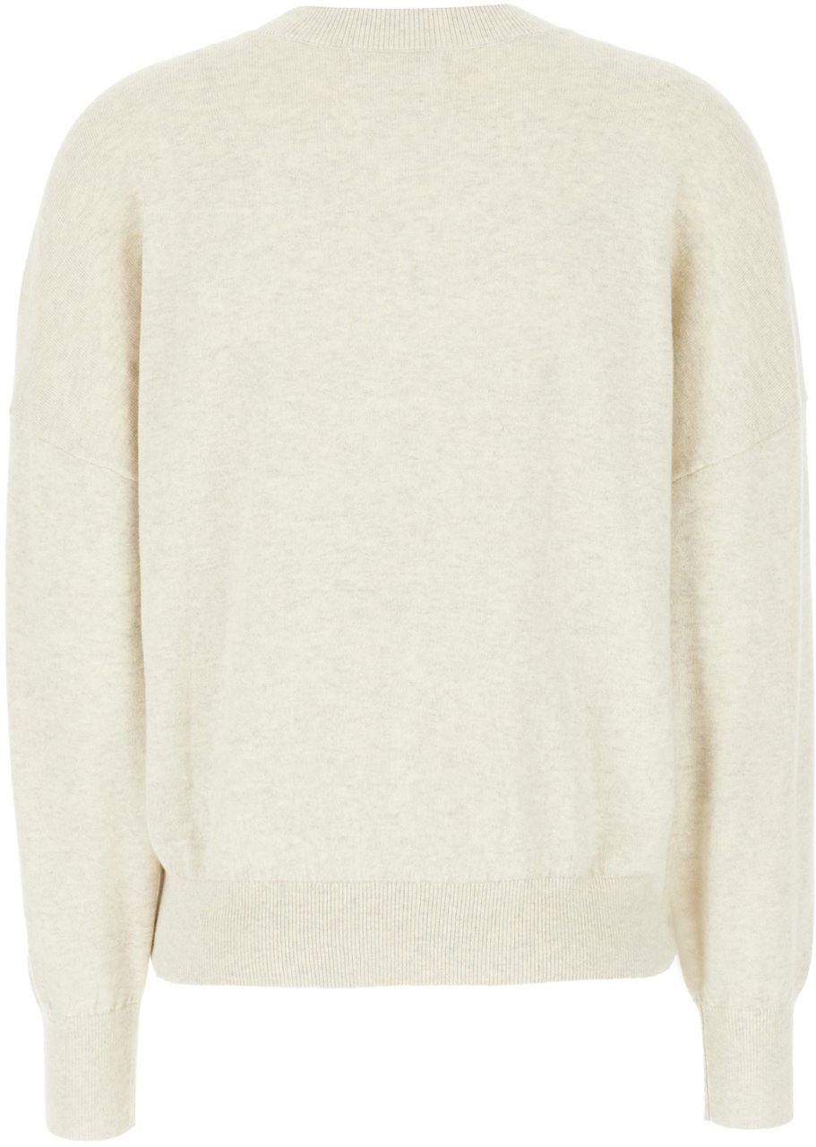 Isabel Marant Marant Etoile Melange grey cotton blend sweater Grijs