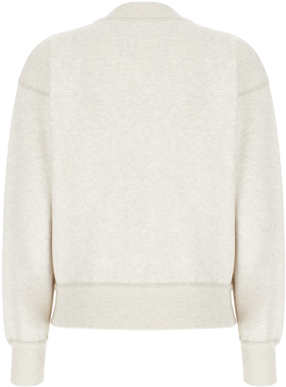 Isabel Marant Marant Etoile Ivory cotton blend sweatshirt Neutraal