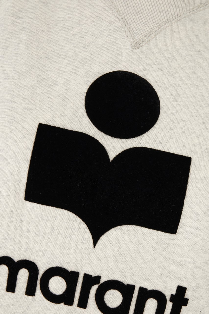 Isabel Marant Marant Etoile Ivory cotton blend sweatshirt Neutraal