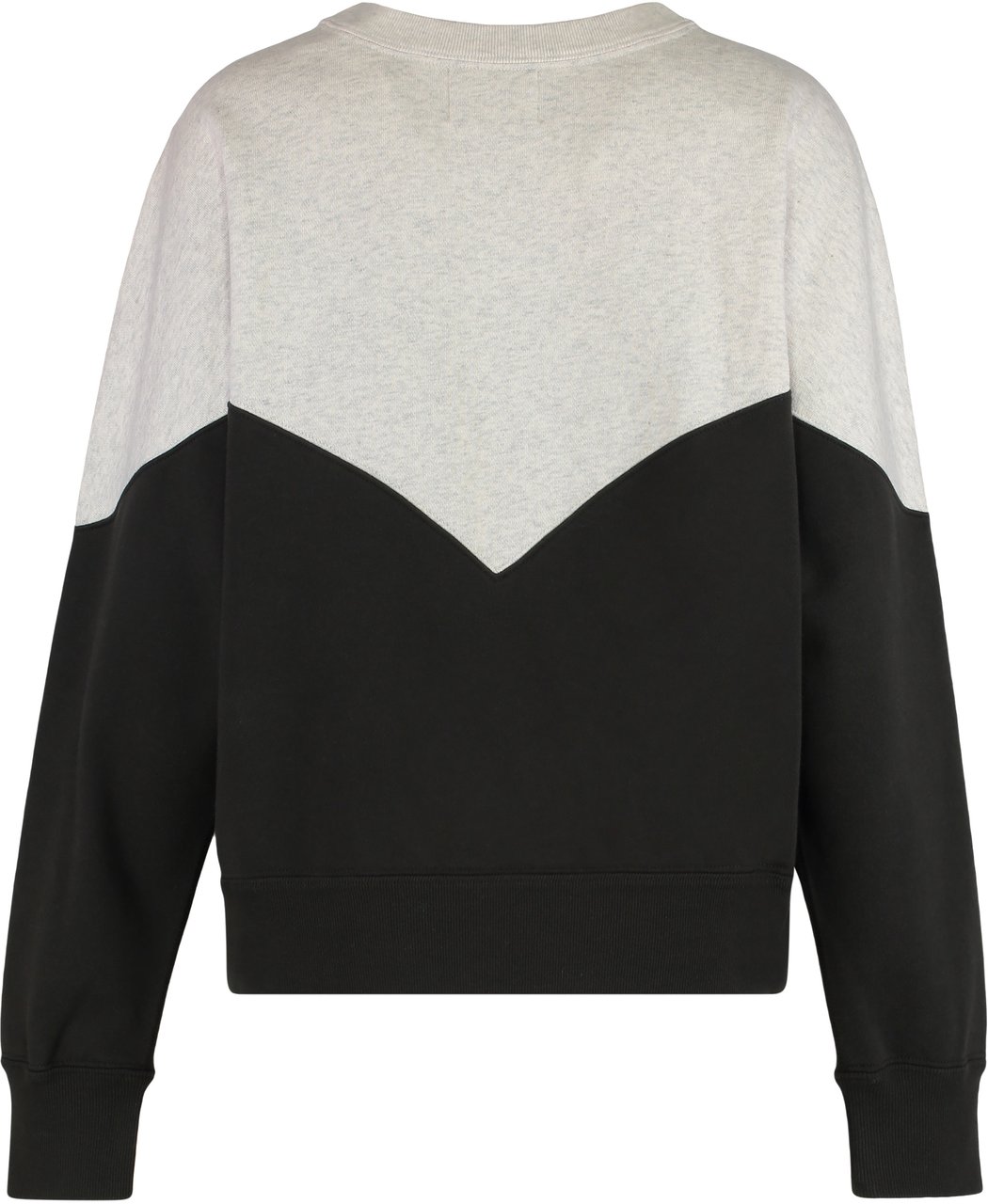 Isabel Marant Houston Cotton blend crew-neck sweatshirt Zwart