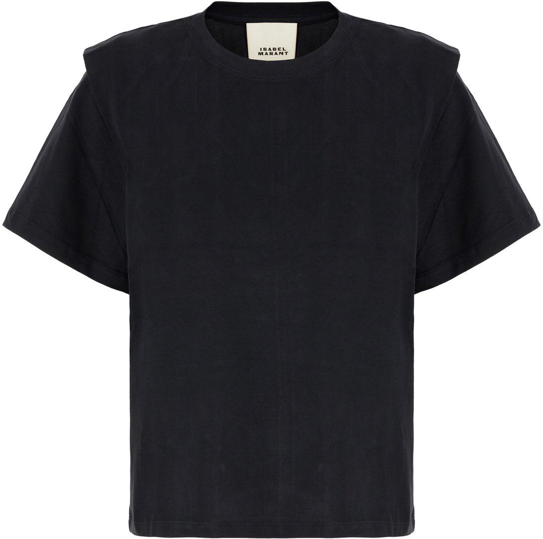 Isabel Marant Isabel Marant Black cotton t-shirt Zwart