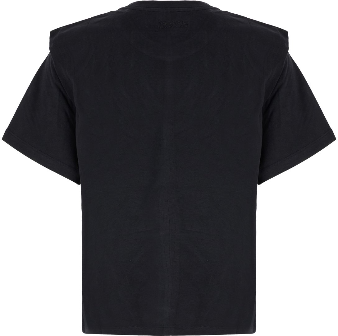 Isabel Marant Isabel Marant Black cotton t-shirt Zwart