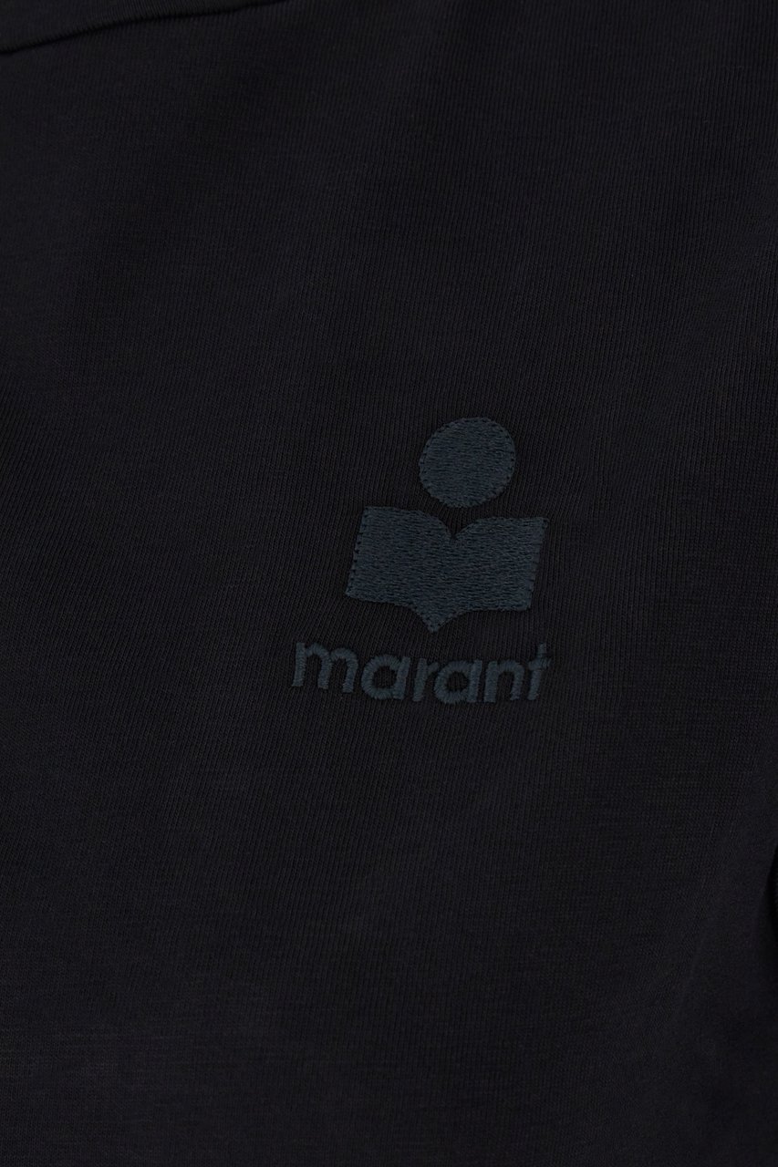 Isabel Marant Marant Etoile Black cotton Aby t-shirt Zwart