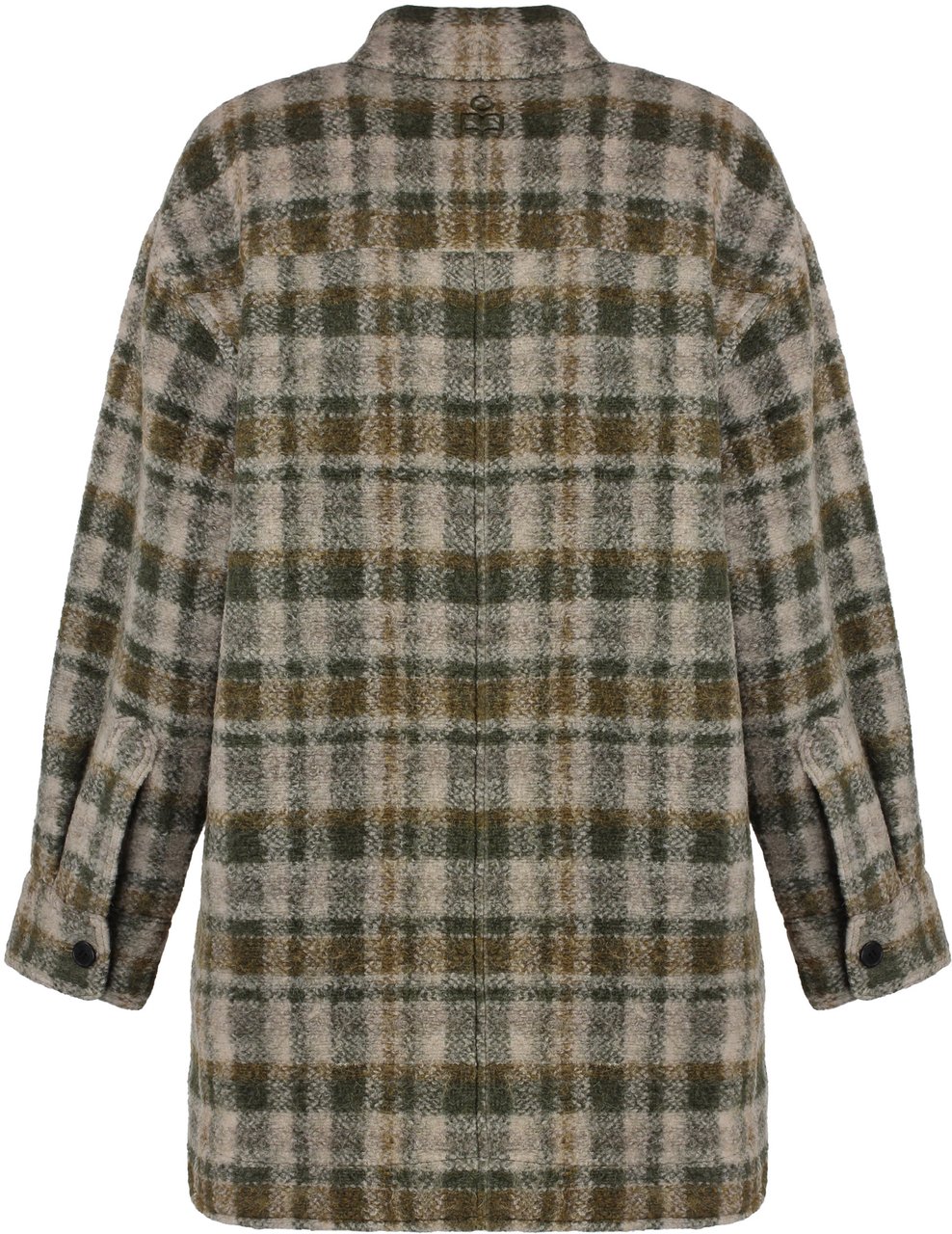 Isabel Marant Harveli wool overshirt Groen