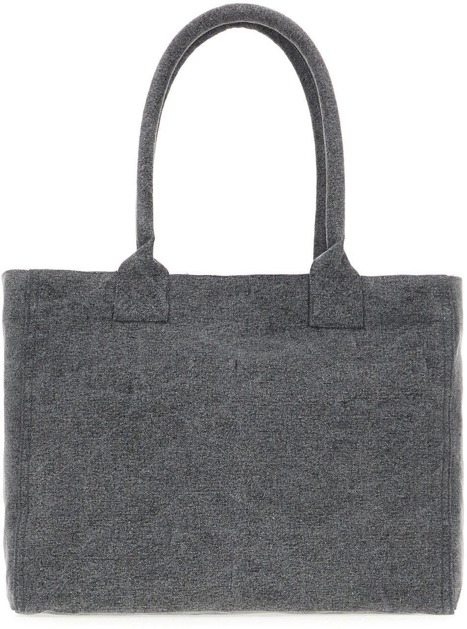 Isabel Marant Isabel Marant Grey fabric small Yenky shopping bag Grijs