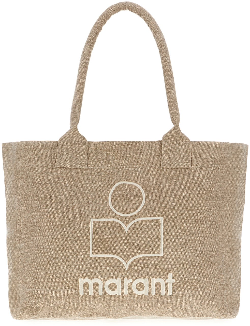 Isabel Marant Isabel Marant Cappuccino fabric small Yenky shopping bag Beige