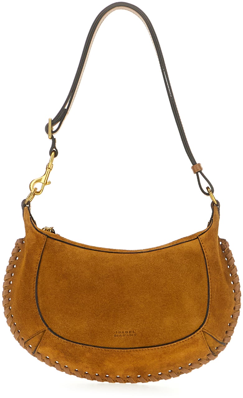 Isabel Marant Isabel Marant Beige suede Oskan moon shoulder bag Beige