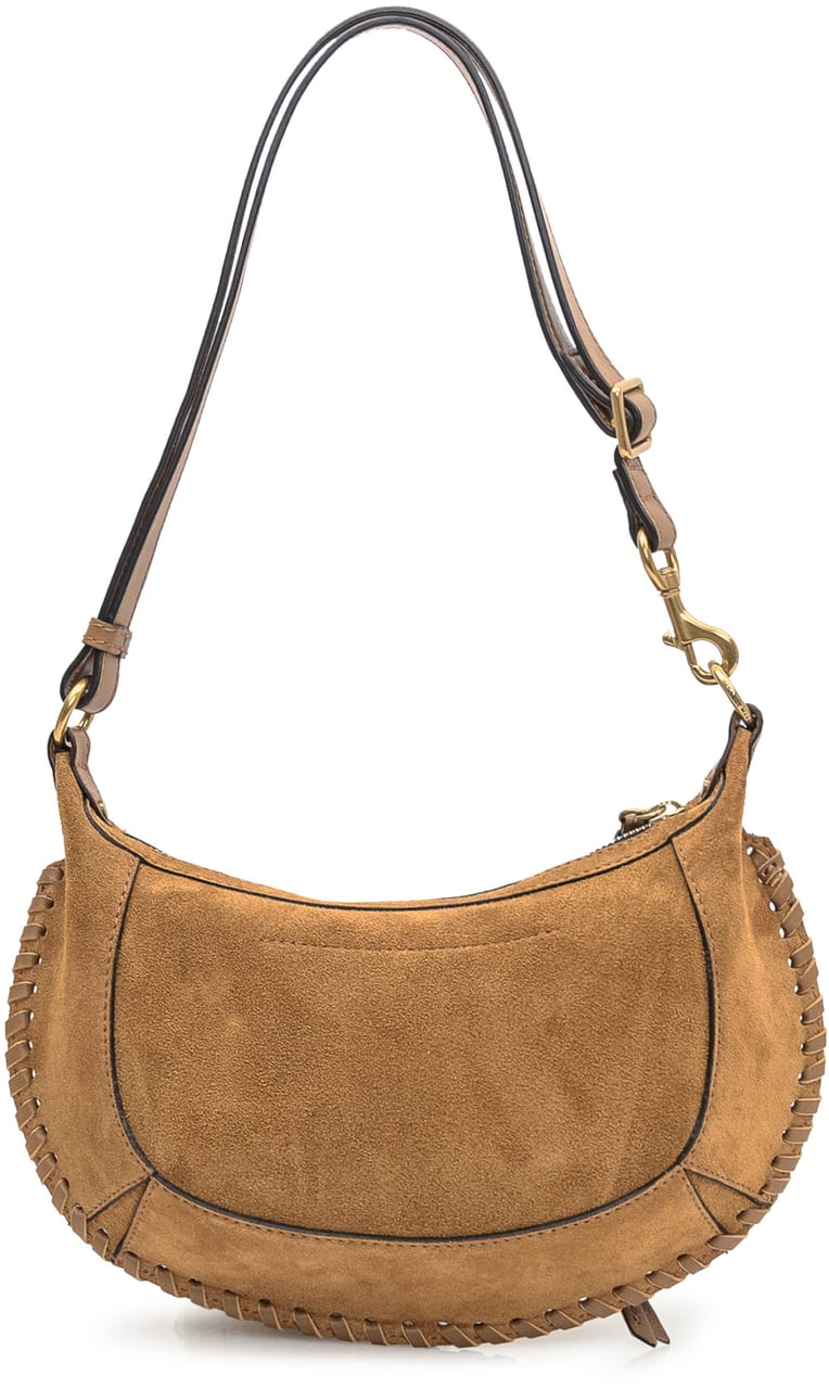 Isabel Marant Isabel Marant Beige suede Oskan moon shoulder bag Beige