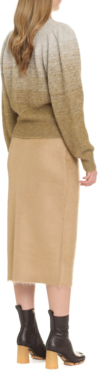 Isabel Marant Peytona wool-blend crew-neck sweater Neutraal