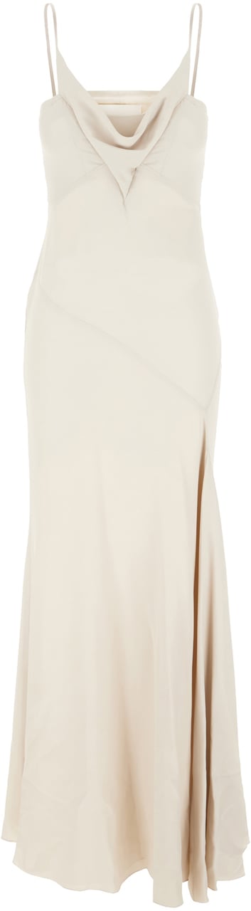 Isabel Marant Isabel Marant Sand acetate blend Kapri slip dress Neutraal