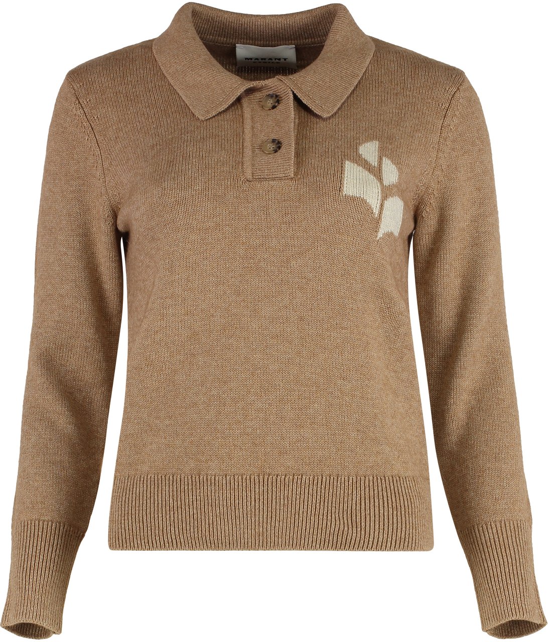 Isabel Marant Nola cotton-wool blend sweater Neutraal