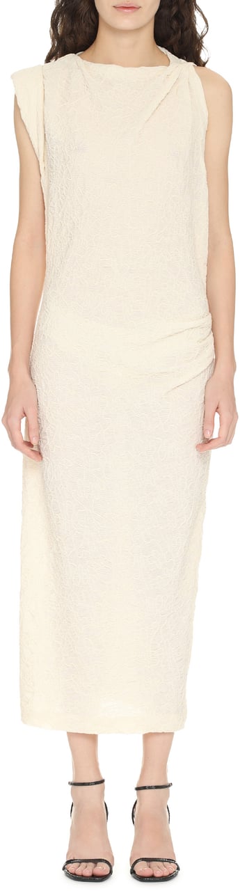 Isabel Marant Franzy Cotton-blend dress Neutraal