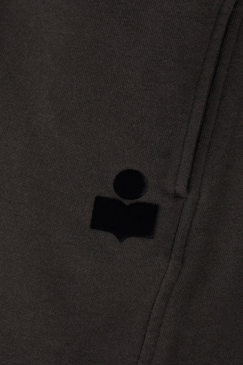 Isabel Marant Isabel Marant Slate cotton blend Mahelo Bermuda shorts Zwart