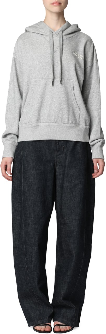 Isabel Marant Sylla cotton hoodie Grijs
