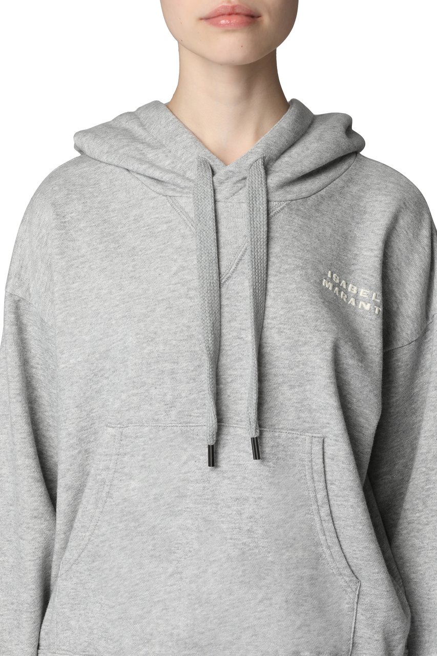 Isabel Marant Sylla cotton hoodie Grijs