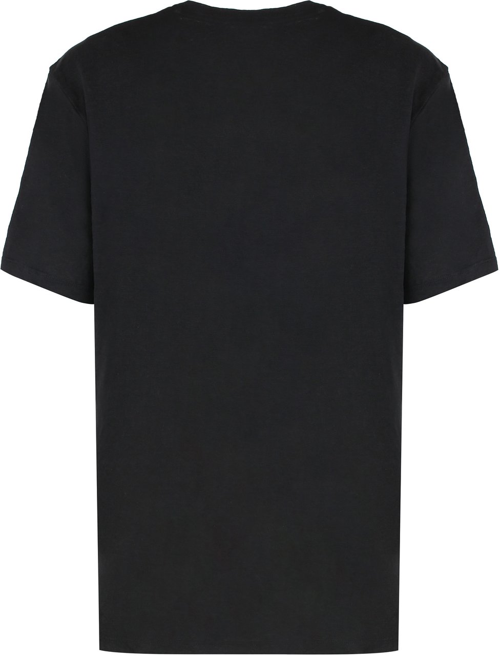 Isabel Marant Crew neck linen T-shirt Zewel Zwart