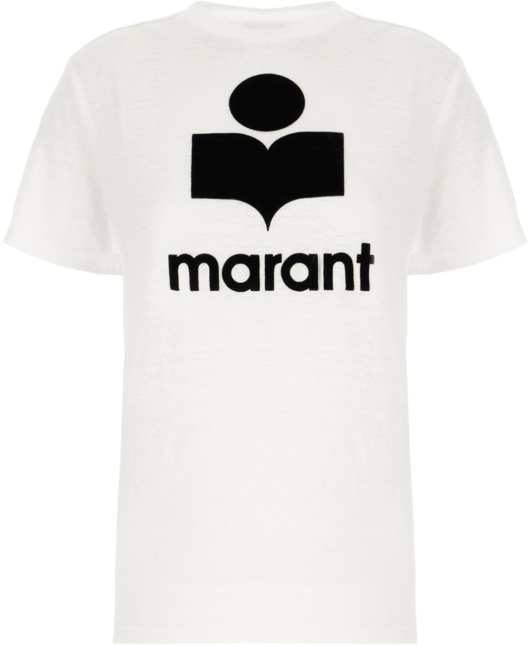 Isabel Marant Marant Etoile White linen t-shirt Wit