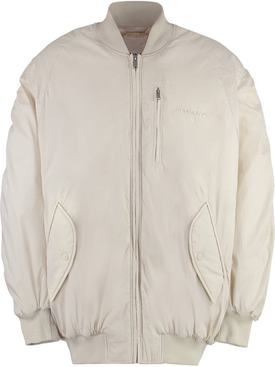 Isabel Marant Bakya oversize bomber jacket Beige