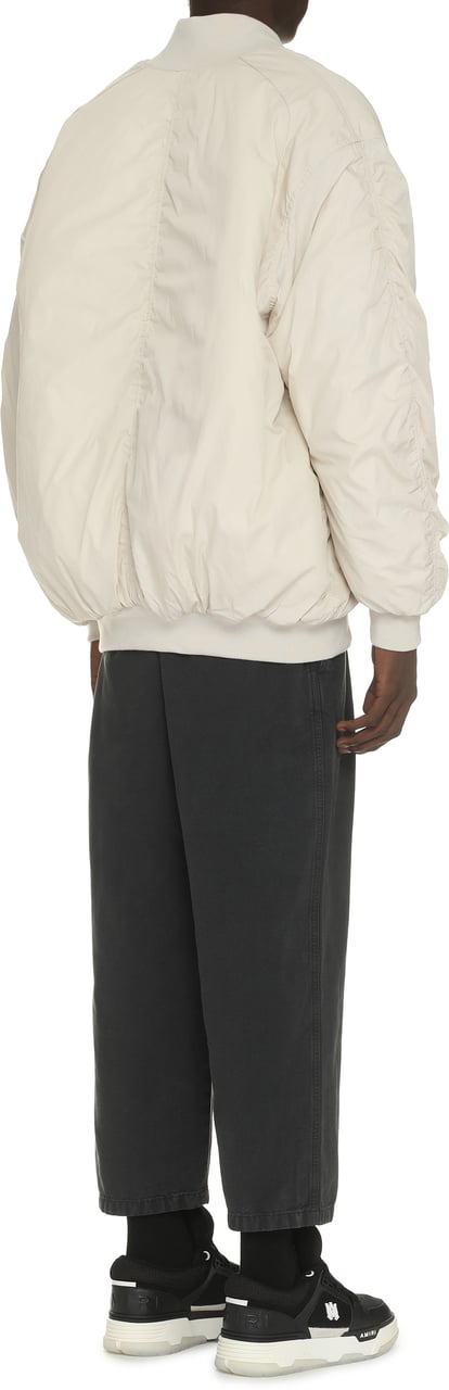 Isabel Marant Bakya oversize bomber jacket Beige