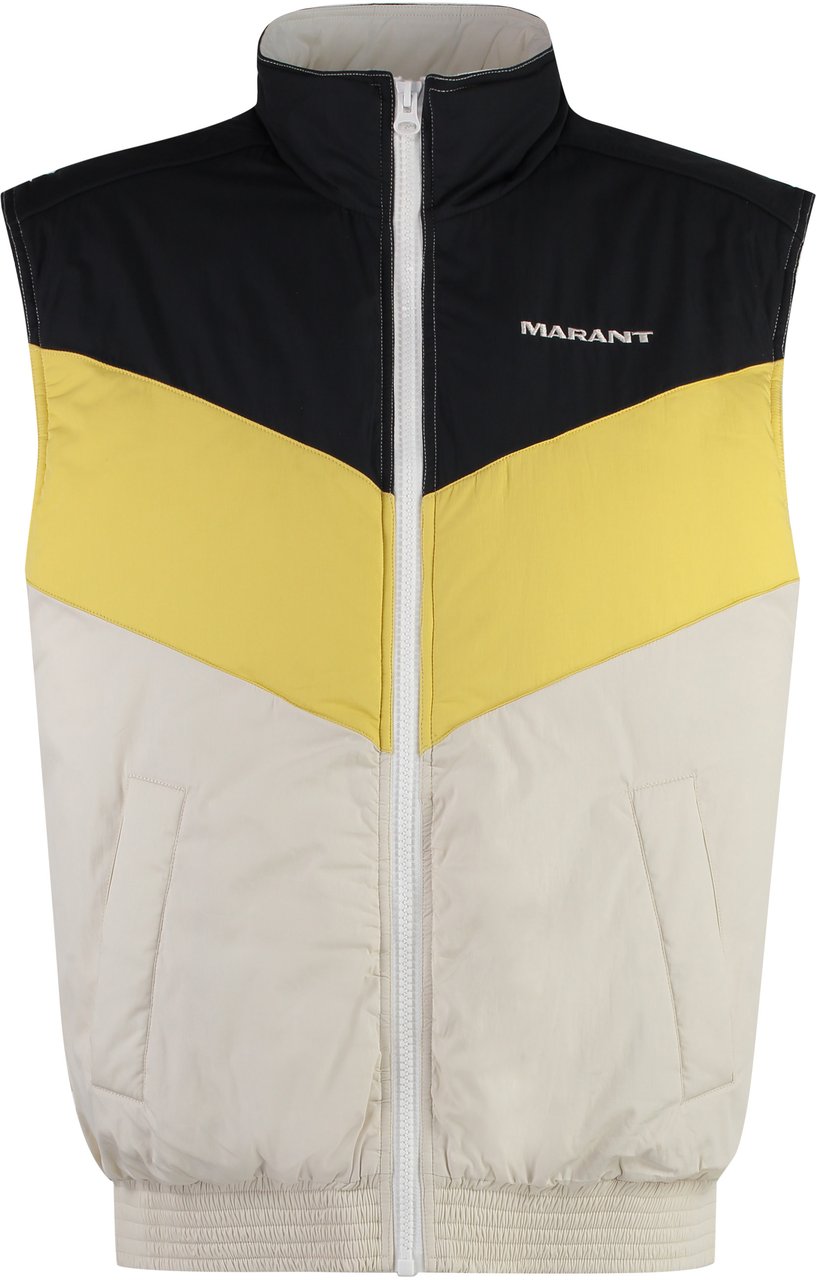 Isabel Marant Bruce sleeveless jacket Geel
