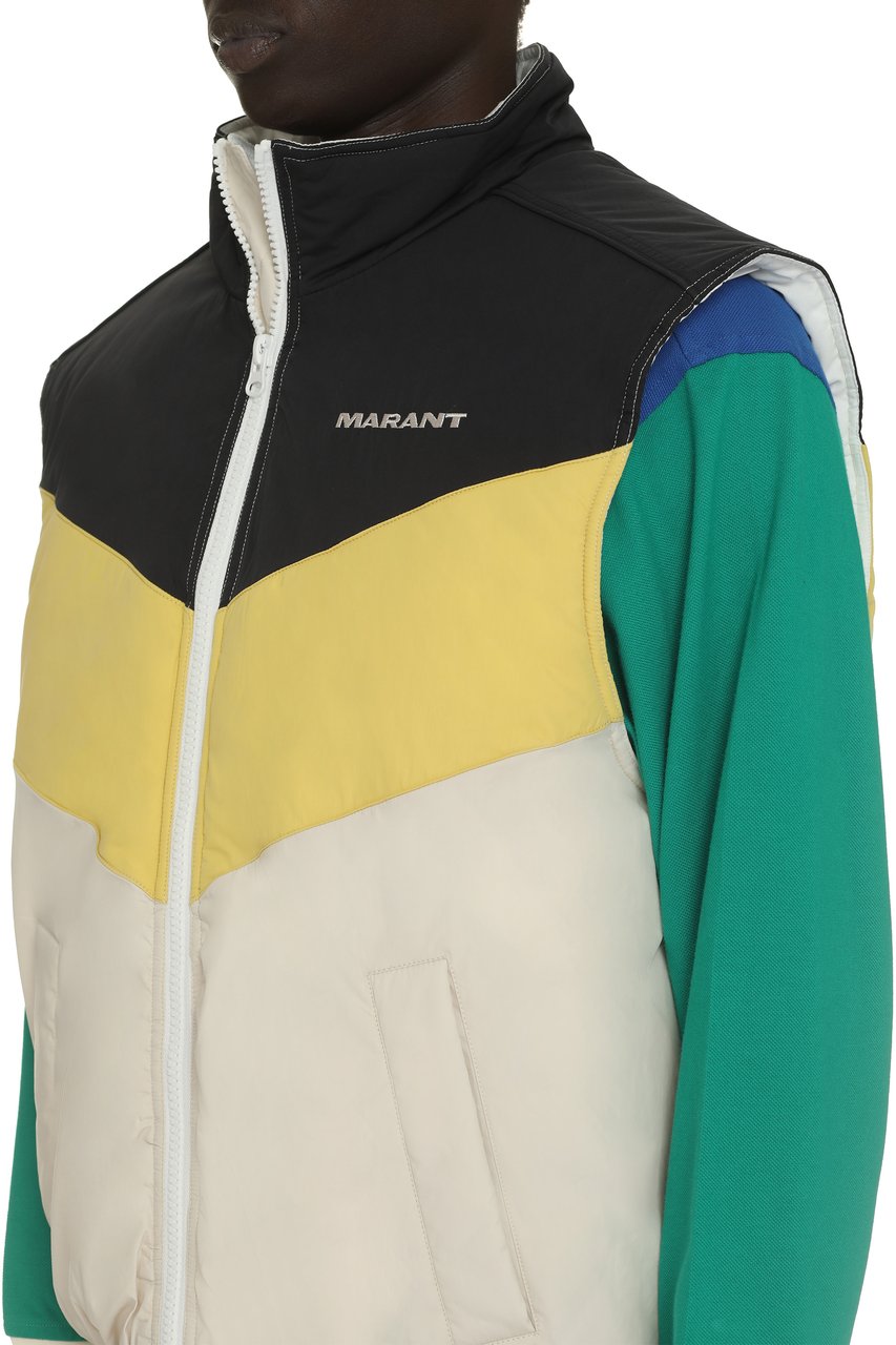 Isabel Marant Bruce sleeveless jacket Geel