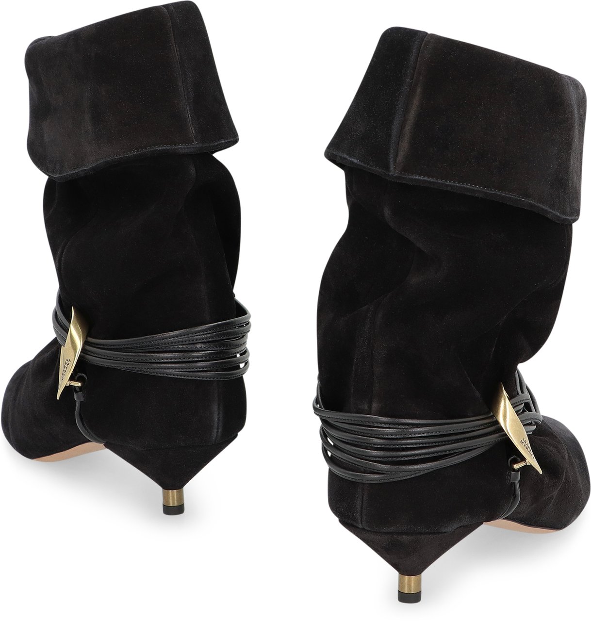 Isabel Marant Edrika suede ankle boots Zwart