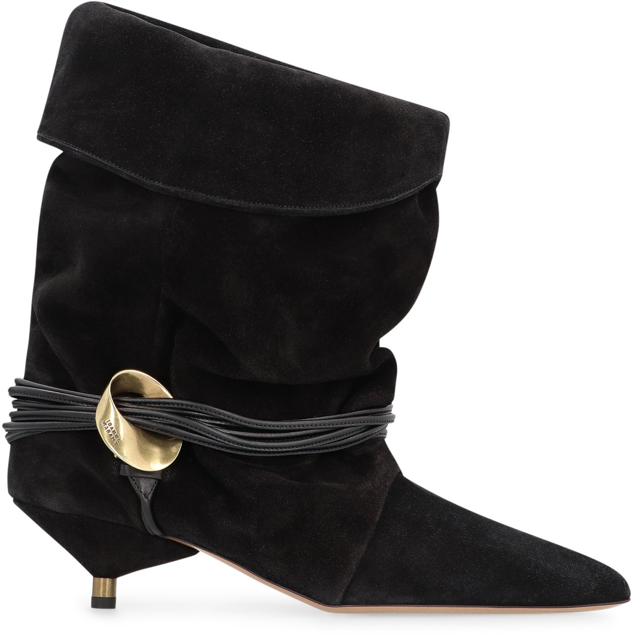 Isabel Marant Edrika suede ankle boots Zwart