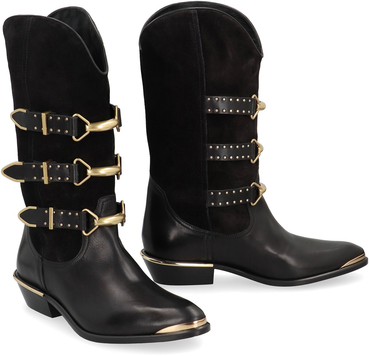 Isabel Marant Mexia Leather boots Zwart