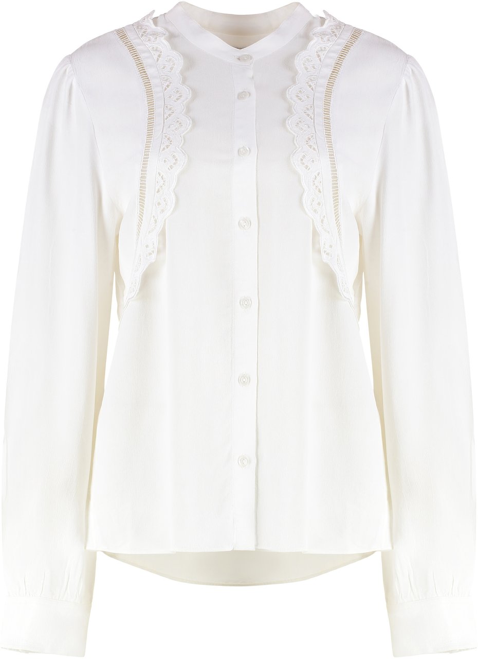 Isabel Marant Filippa viscose blouse Wit