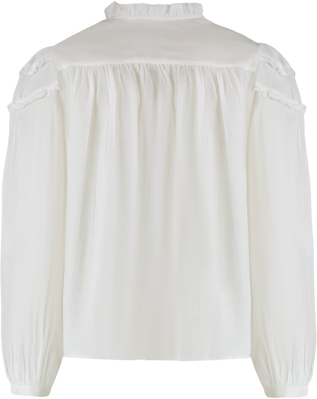 Isabel Marant Crinkled cotton blouse Christa Wit