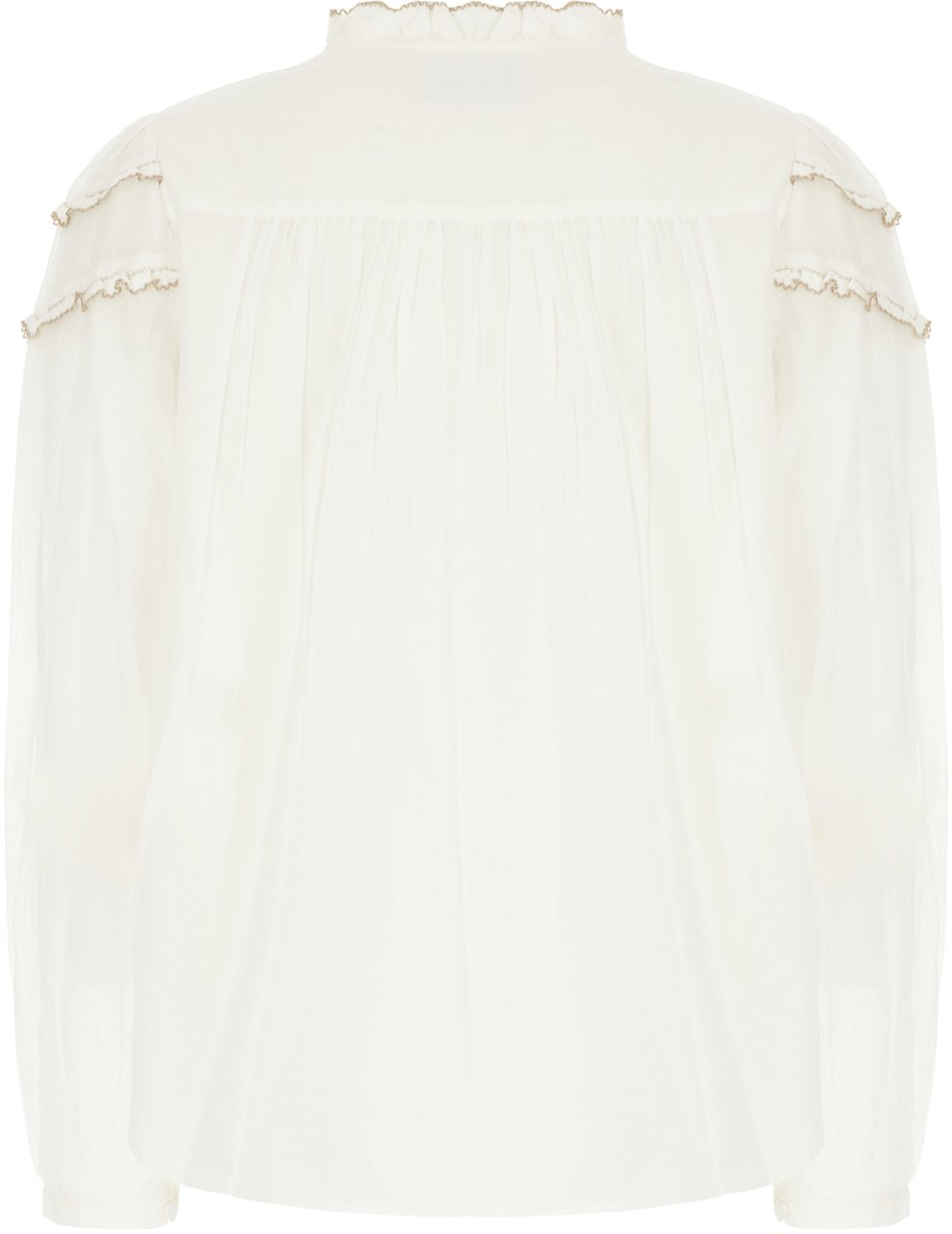 Isabel Marant Marant Etoile White cotton blend blouse Wit
